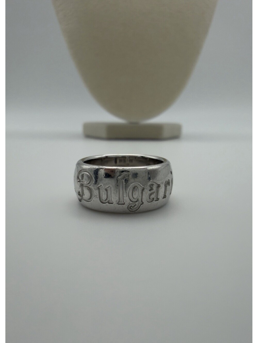 Authentic BVLGARI “Save the Children" Ring 925 Sterling Wide Band Size 4 (EU 48)
